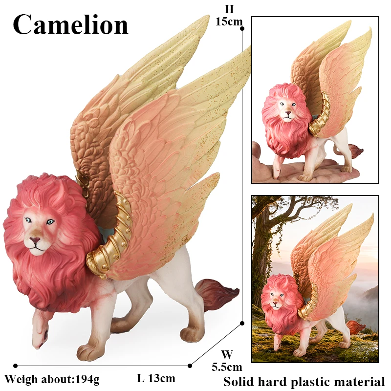 Oenux Simulation Dinosaurier Bayala Drachenbaum Monster Fledermaus Dämon Basilisk Tiermodell Actionfiguren PVC Sammlung Kinderspielzeug Geschenk – Detail 9