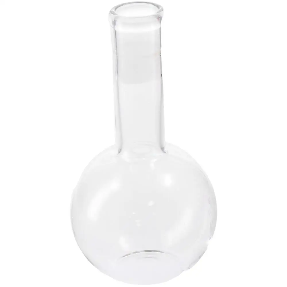 Boccette per bollitura trasparenti a fondo piatto Borosilicato Vol.250ml Forniture per esperimenti Attrezzature da laboratorio Test per esperimenti di chimica