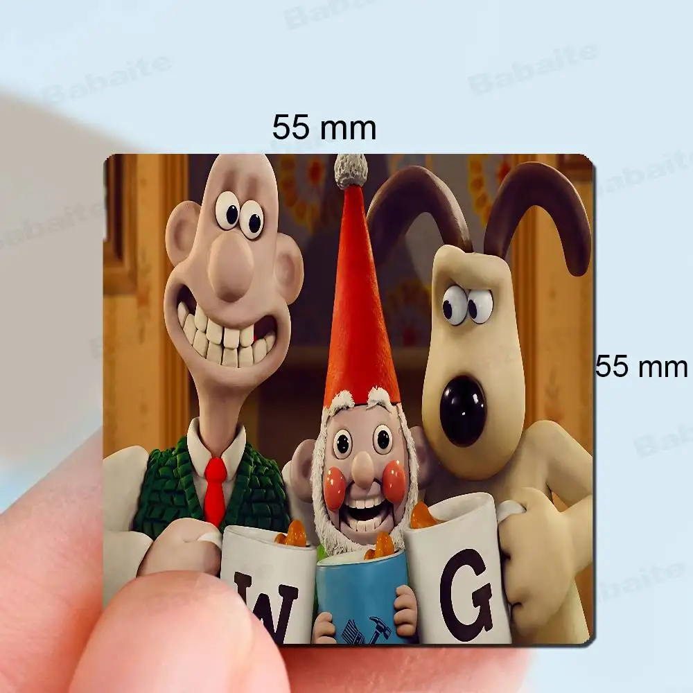 W-Wallace و G-Gromit مغناطيس الثلاجة صور شخصية مغناطيس الثلاجة للمطبخ السبورة ديكور المنزل مكتب هدية #4