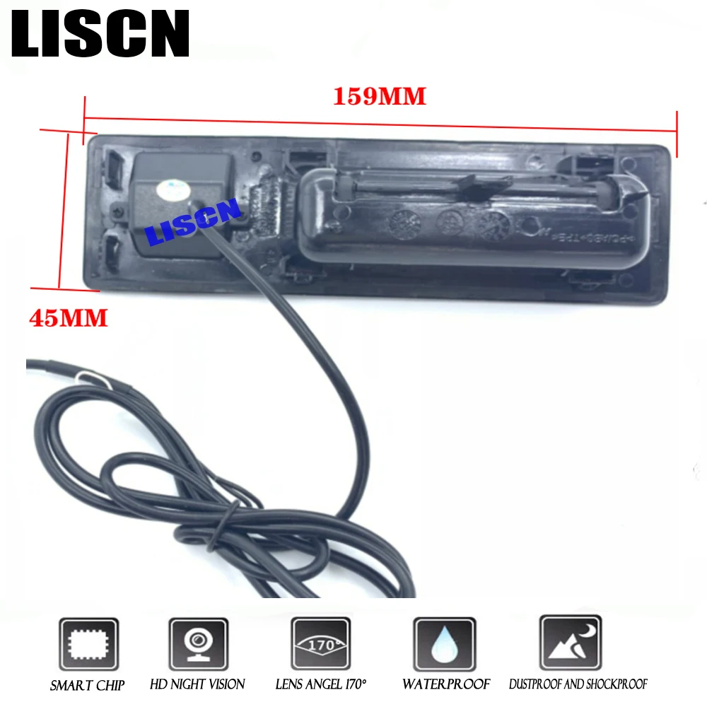 For BMW X1 X3 X4 X5 X6 E84 F25 F26 F15 F16 HD Night Visioin Car Rear View Reverse Handle Camera