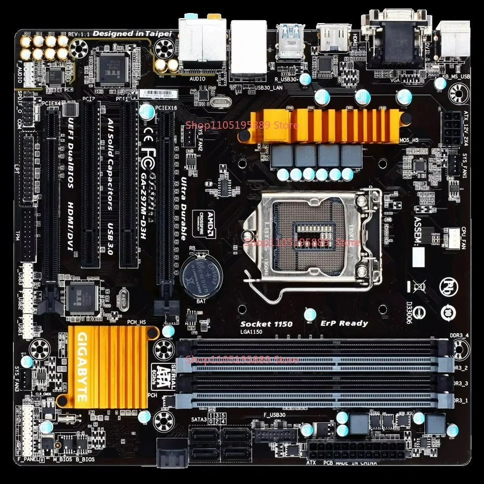 For Gigabyte Z97M-D…