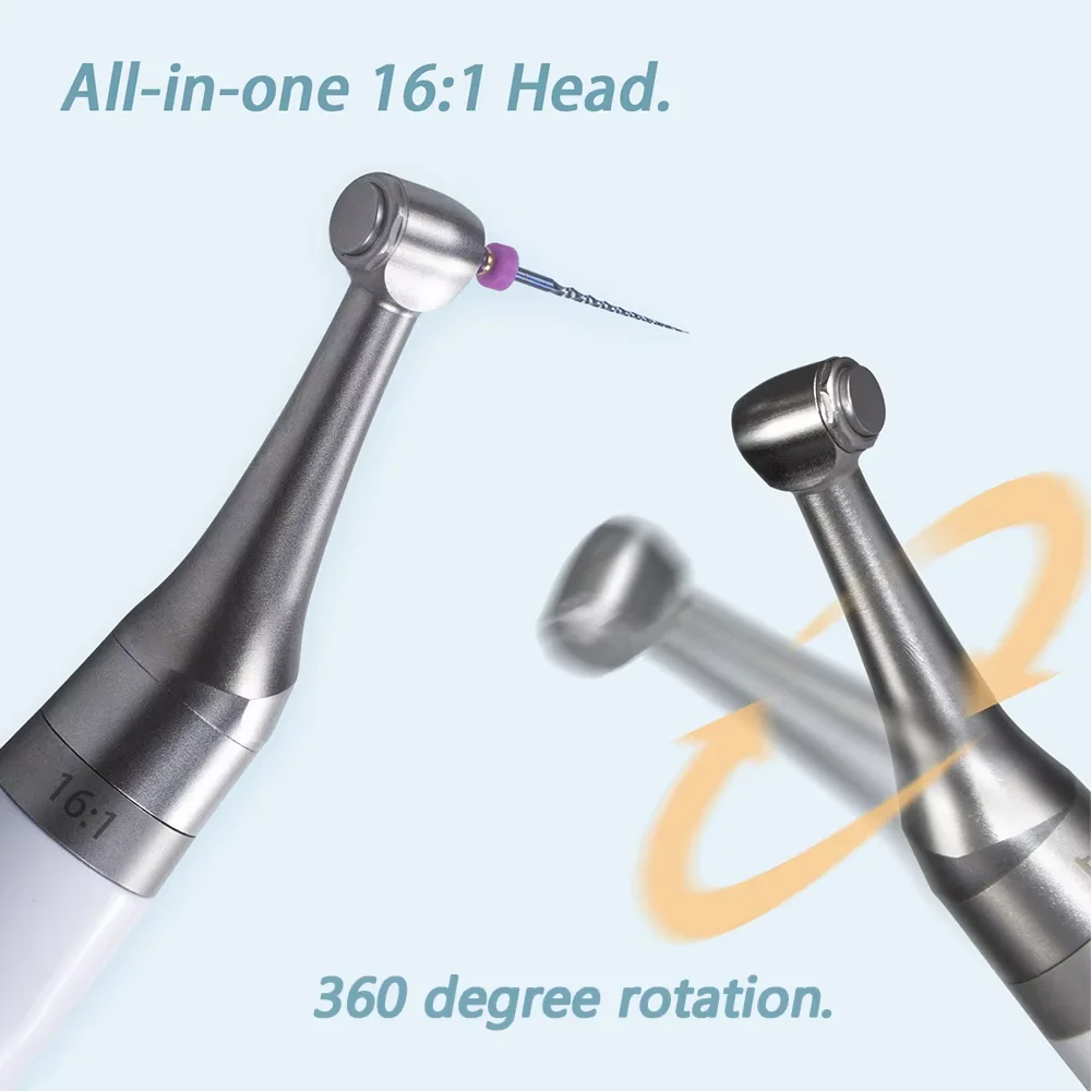 Dental Endomotor With Apex Locator  16:1 Contra Angle Endodontics Locator 10 Modes  Root Canal Endomotor Treat Dentistry Tools