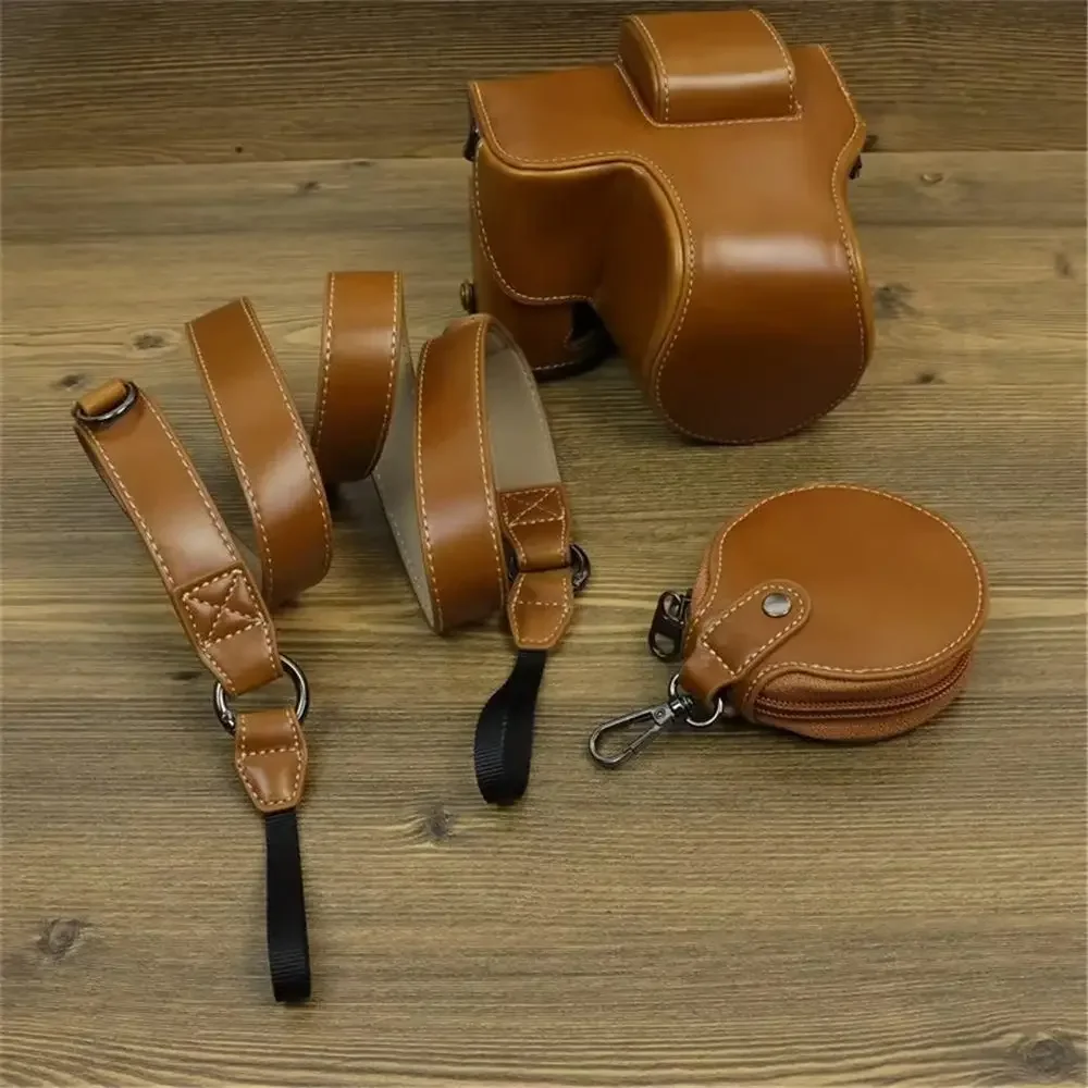 

Чехол для камеры Fujifilm XS20 X-S20 15-45 мм 15-35 мм, объектив из искусственной кожи с ремешком, мини-чехол