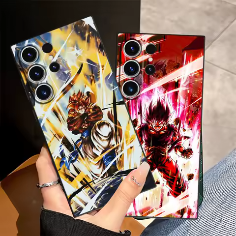 Case for Samsung Galaxy S21+ S25 Ultra S24 S21 S20 FE S22 Plus S25+ S24+ S23 FE Soft Funda Back Phone Cover Dragon Ball Goku