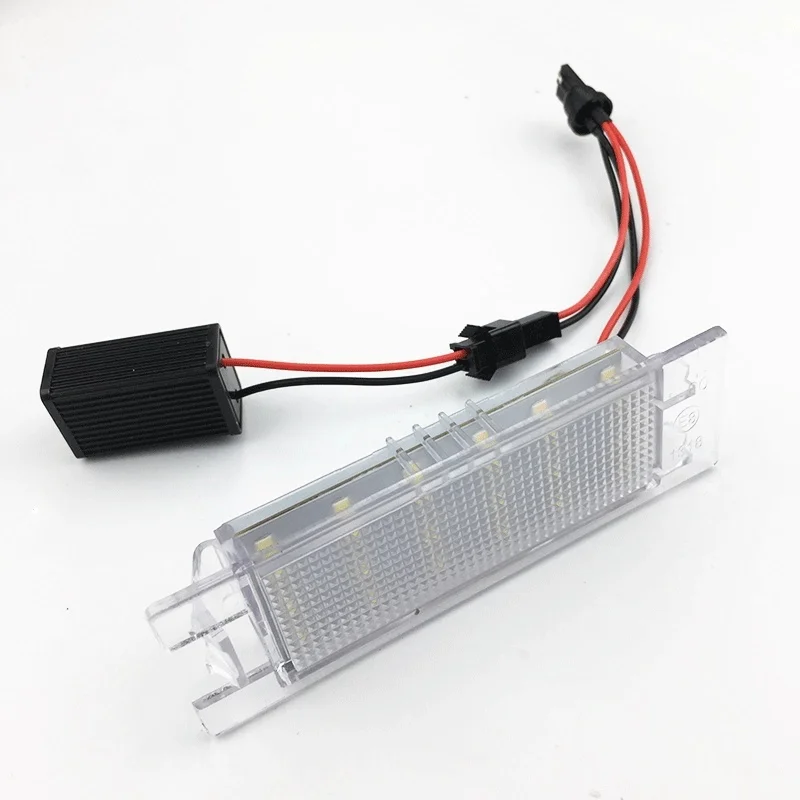2pcs No Error LED License Number Plate Lights For Fiat Punto Tipo Doblo Egea 500X 600 Bravo Linea 500L Multipla Albea Marea view 2