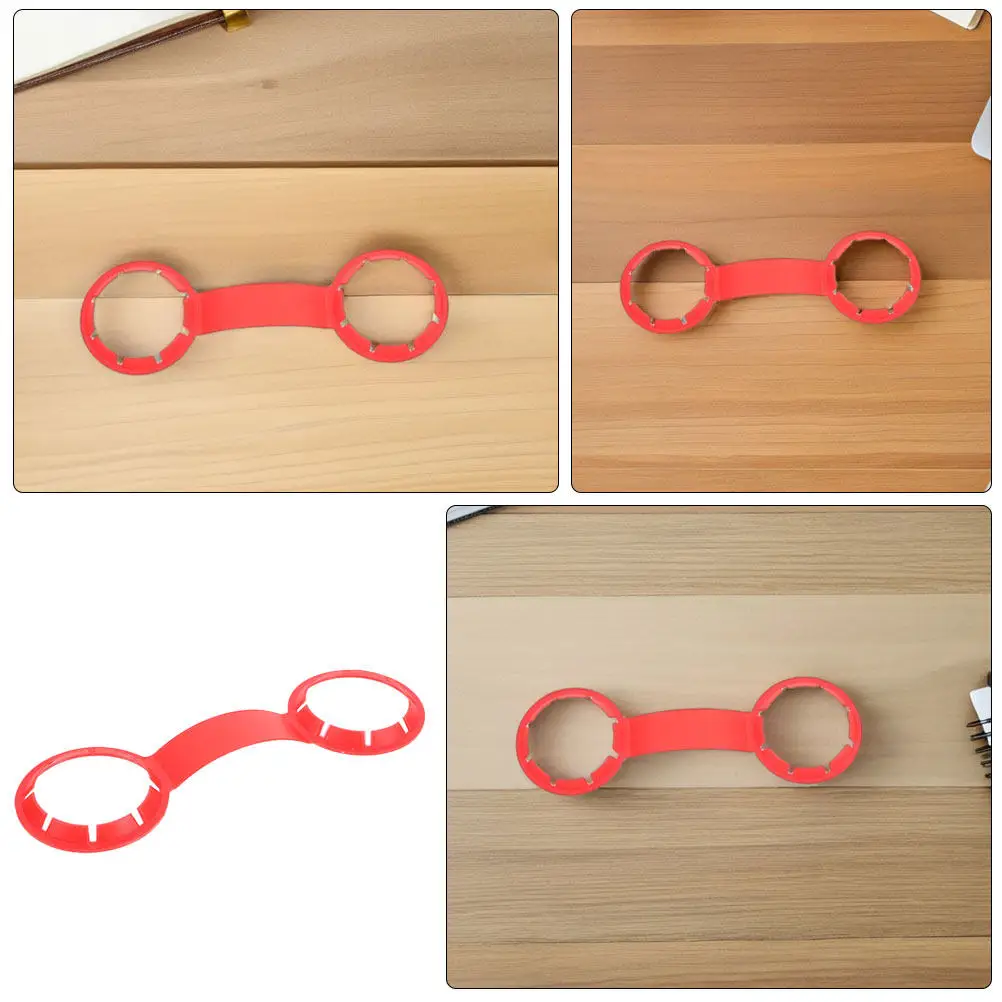 50Pcs Water Bottle Buckle Clip Fastening Strap for Large Beverage Oil Bottles Portable Carrying Handle Bottle Organizer Clip