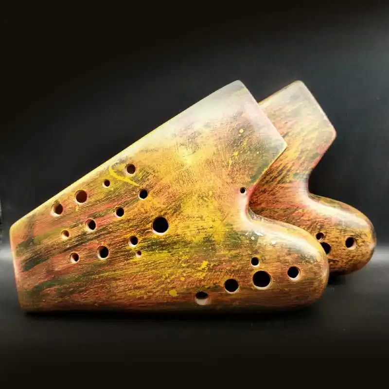 Zelda Legend Ocarina Flute, Triple Ceramic, Original Figures of Zelda of Time, Professional Musical Orff, Mini Oud