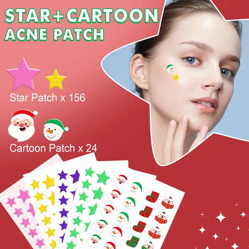 

180 Patches Acne Pimple Patch Face Stickers Quick Effect Treatments Removing Patches Beauty Acne Tools Face Skin Care