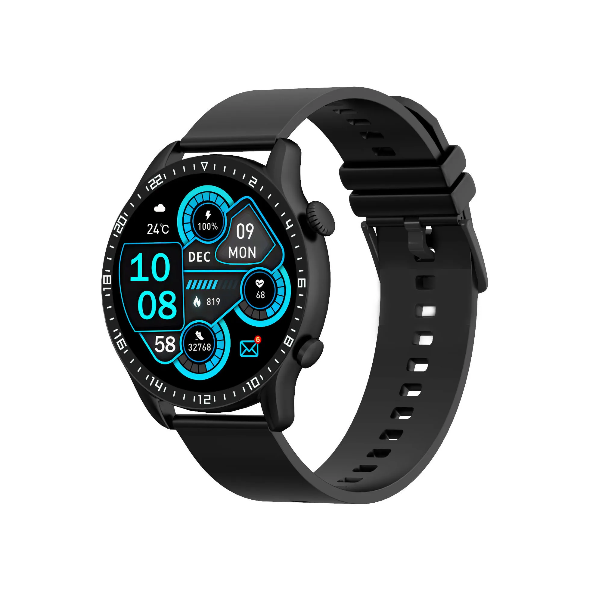 Getfitsoo Smart Watch NFC Bluetooth Anruf 24H Gesundheitsüberwachung Sport Smart Watch IP67 Wasserdichte Alarmuhr für Männer DW13