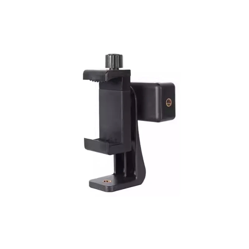 Soporte de teléfono de doble cara para teleprompter, soporte de palo de Selfie portátil con interfaz 1/4 20, para Fotorgear MS01/KingMa PH01