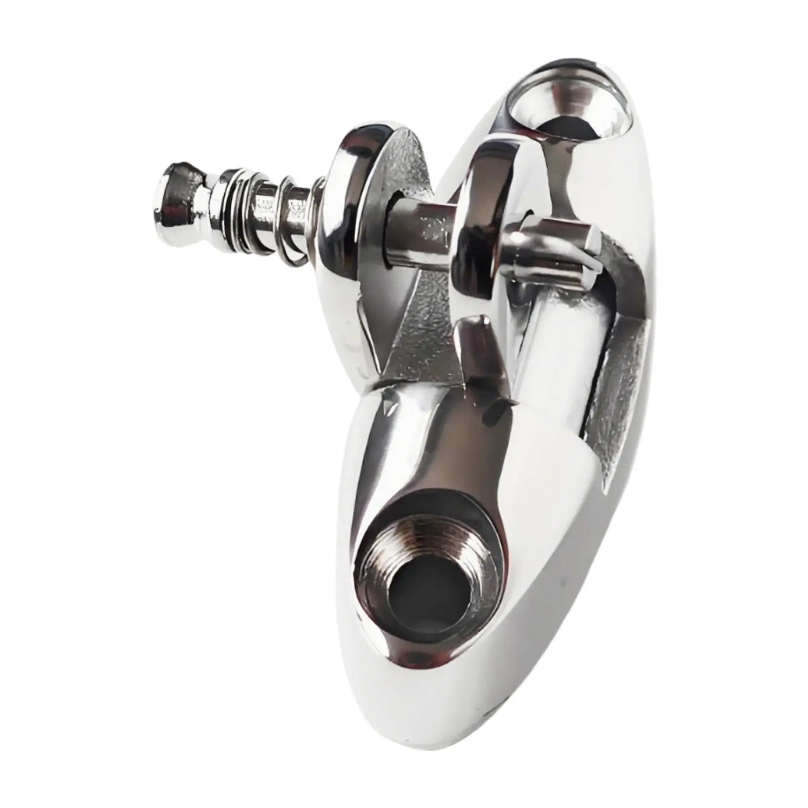 Marine Deck Hinge Stainless Steel Swivel Mount Hardware Bimini Top Bracket Nautical Accessories for Canoe Kayak Folding Boats