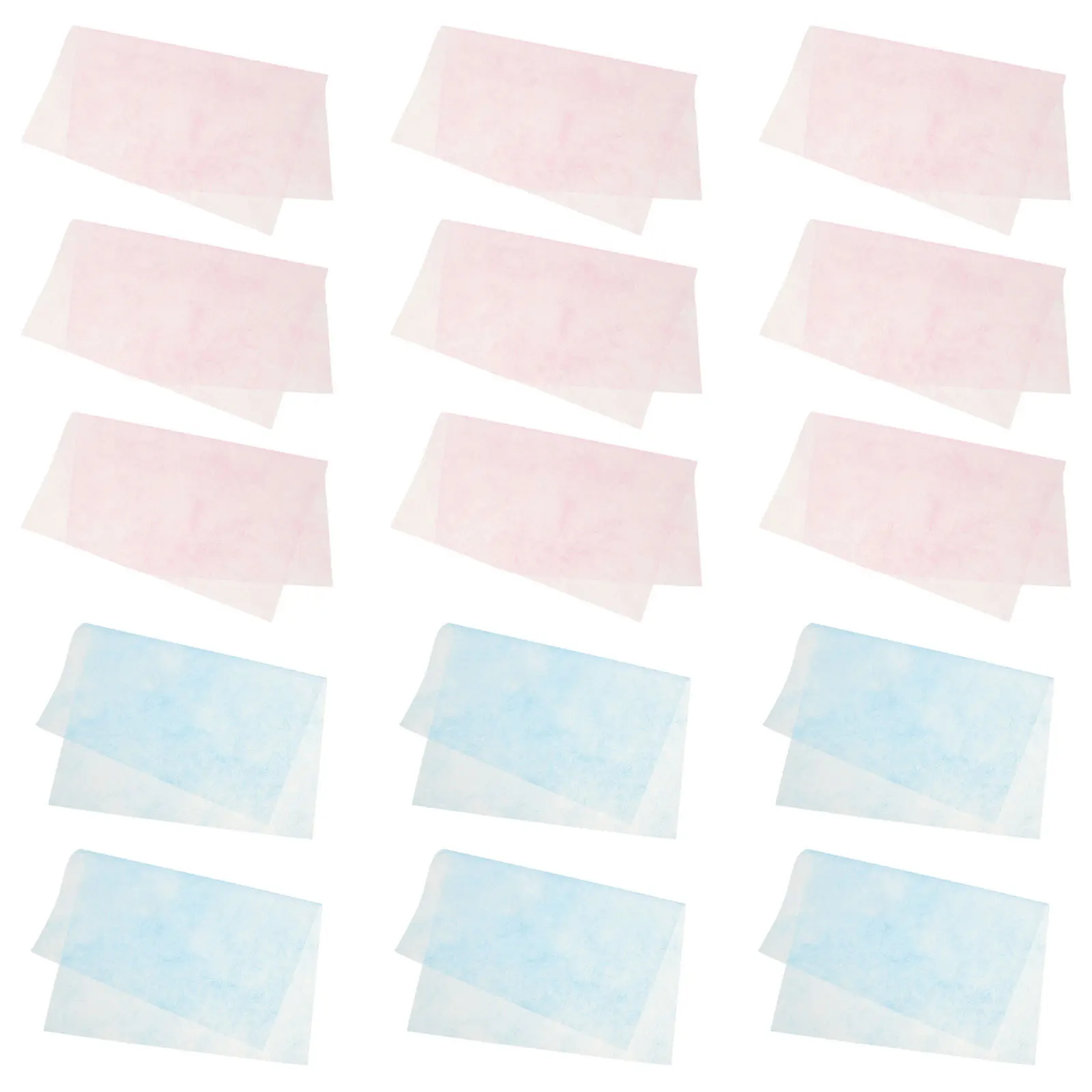 Niet-geweven stof nagelstoffilters 200 vellen vervanging voor verzamelaar herbruikbaar snijdbaar formaat blauw roze stijlvolle kleuren