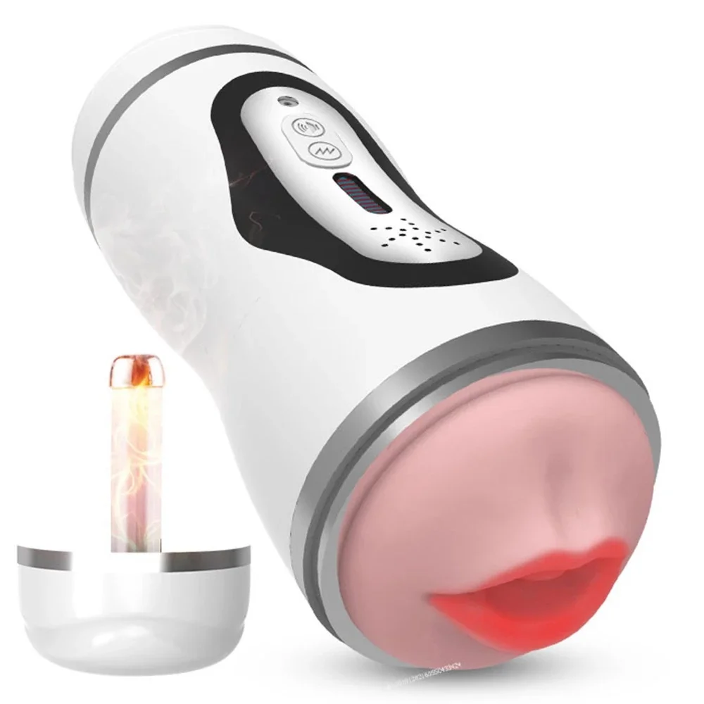 Automatic Male Masturbator Anal Vagina Real Pussy Charging Massager Sex Toys for Men Powerful Sucking Masturbation Cup Heating