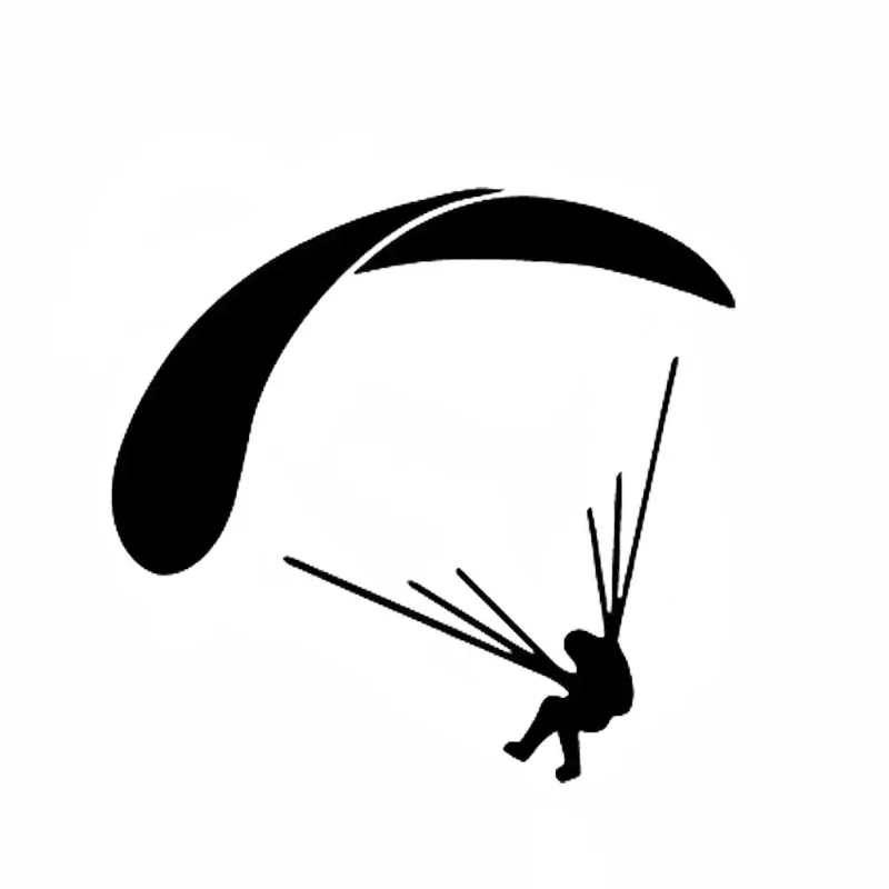 

Car paragliding art flying skydive sport cool graphic decoration waterproof cover scratch Car sticker