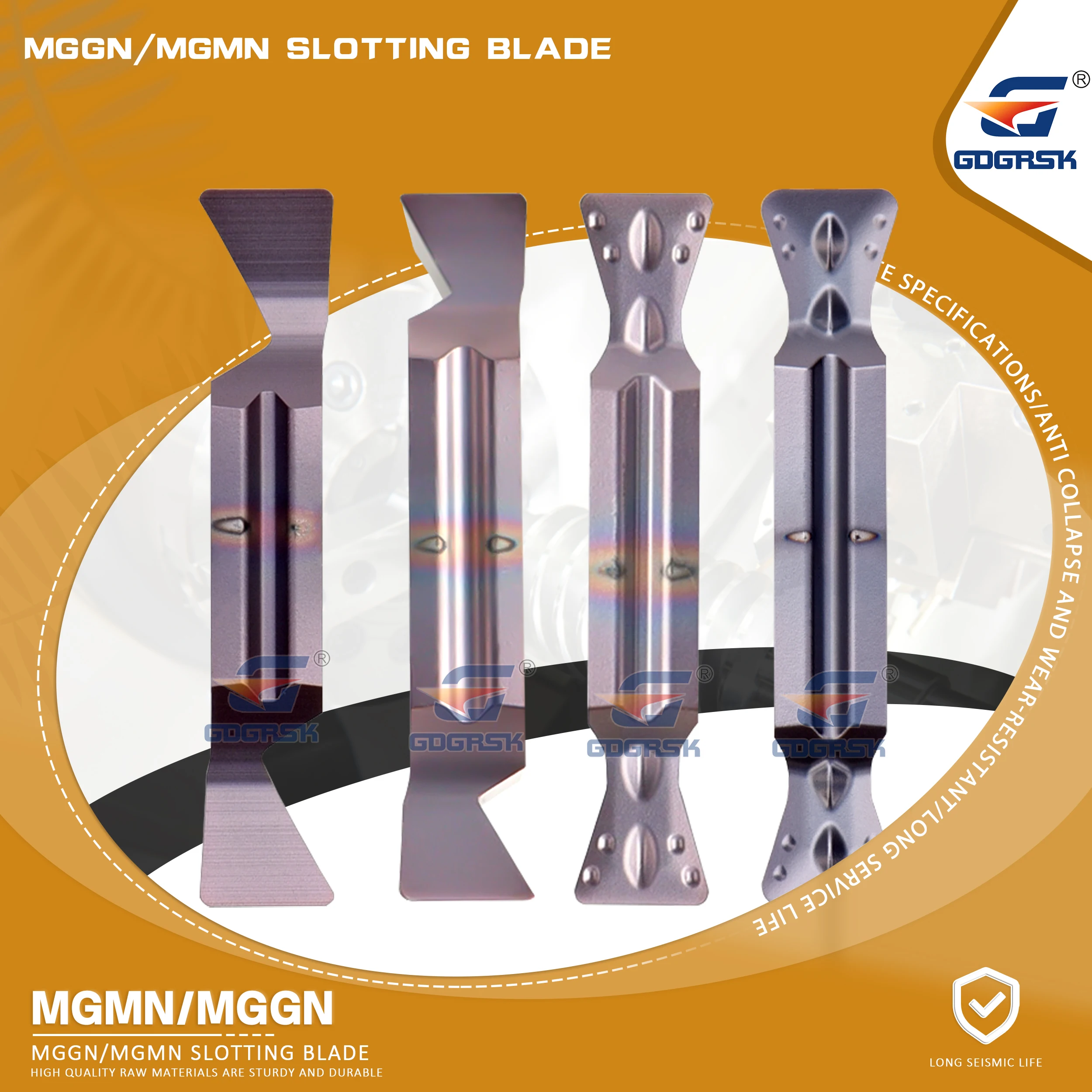 

CNC Lathe Dovetail Groove Slotting Blades MGGN200/300/400R-30 MGMN300/400/500-17 Carbide Inserts For Stainless Steel Processing