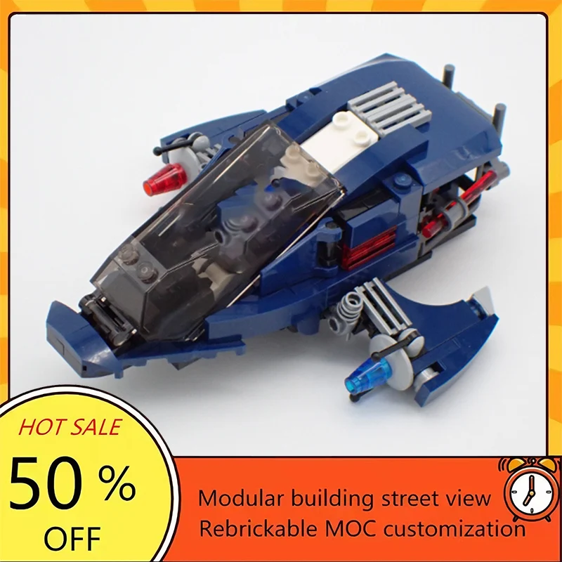 

Набор из 146 деталей: Популярная модель космического корабля из фильма «Звездные войны», конструктор MOC, модульные технологичные блоки, подарок на праздник, игрушка для сборки, детский набор