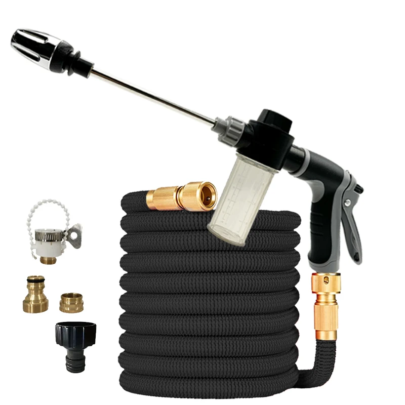 

NEW GOUN HOSE Flexible Expandable Garden Hose High Pressure Nozzle Spraye Washer Gun Car Wash Hose Expandable Garden Water Hose