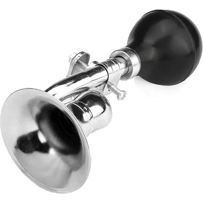 AliExpress NONE Bugle Horn, Retro Clown Horn, Kids Bike Horn, Classic Vintage Metal Twist Loudspeaker Siren Hooter Snail Air Horn for Vehicles B