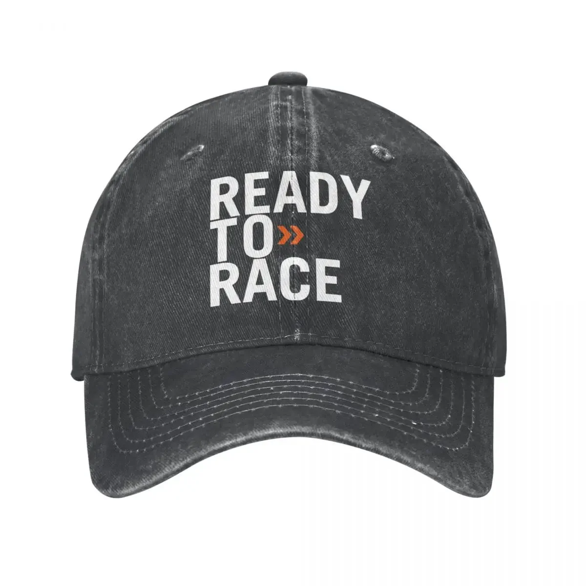 

Retro Ready To Race Baseball Caps Unisex Distressed Denim Washed Snapback Cap Enduro Cross Motocross Outdoor Golf Hats Cap