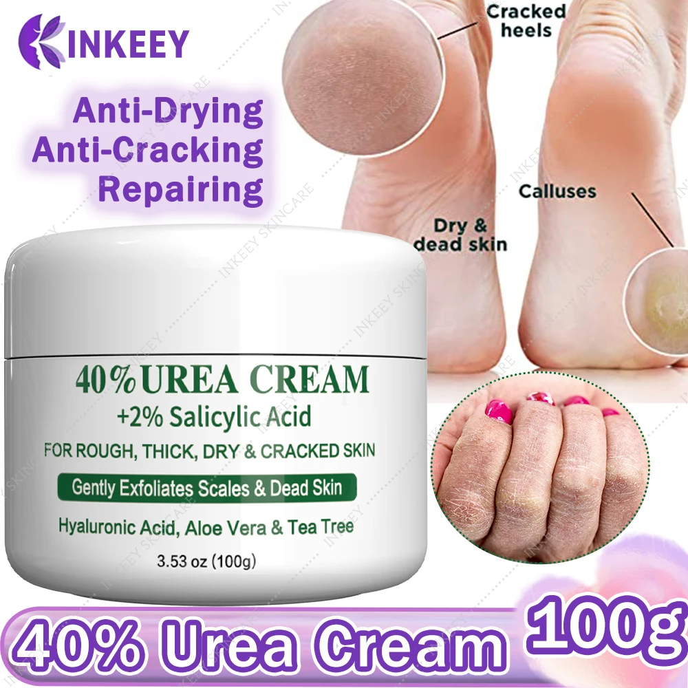 

Body 40% Urea Cream Dry Heels Crack Foot Cream Feet Hand Cracked Repair Treatment Moisturizing Callus Dead Skin Remove Foot Care