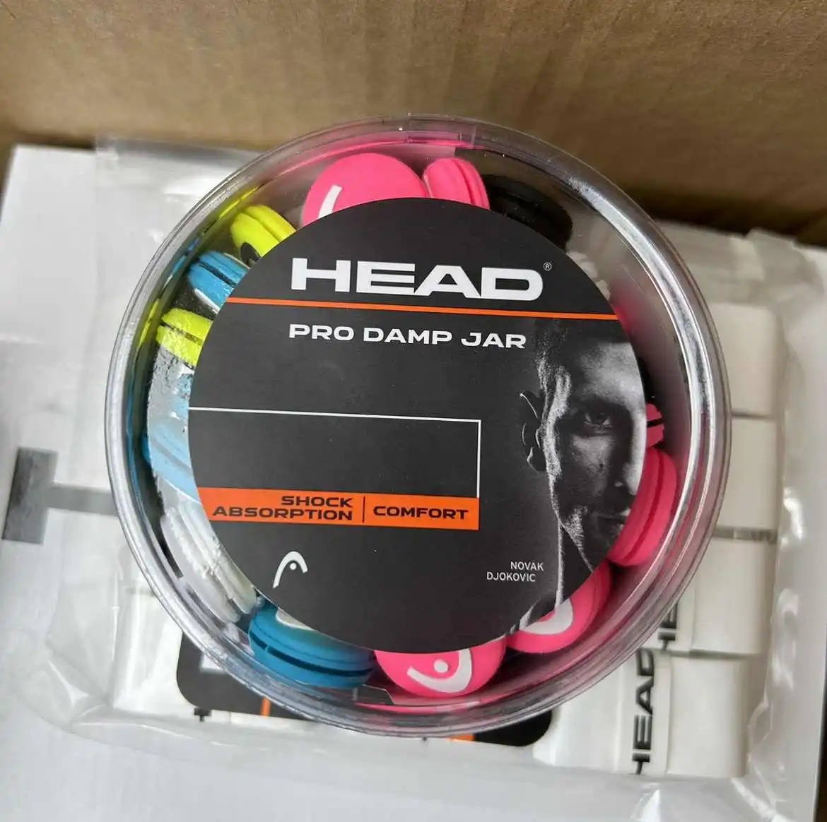 

HEAD Tennis Racket Shock Absorber Dampener Commemorative Anti-Vibration Silicone Sport Accessories Reduce Vibration