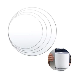 4 Sizes Round Acrylic Cake Discs  Boards Topper Reusable Perspex Disk Base for Trimming Decorating Supplies      10226