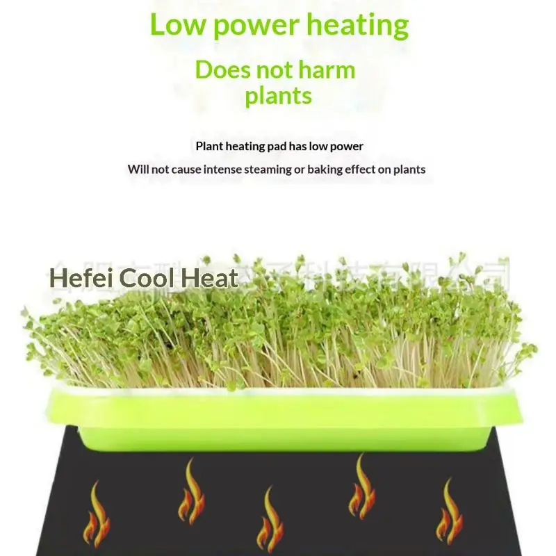 

Smart USB Plant Heating Mat with Thermostat, Waterproof for Seedlings, Hydroponics & Succulents, 8.5W (35-55°C)