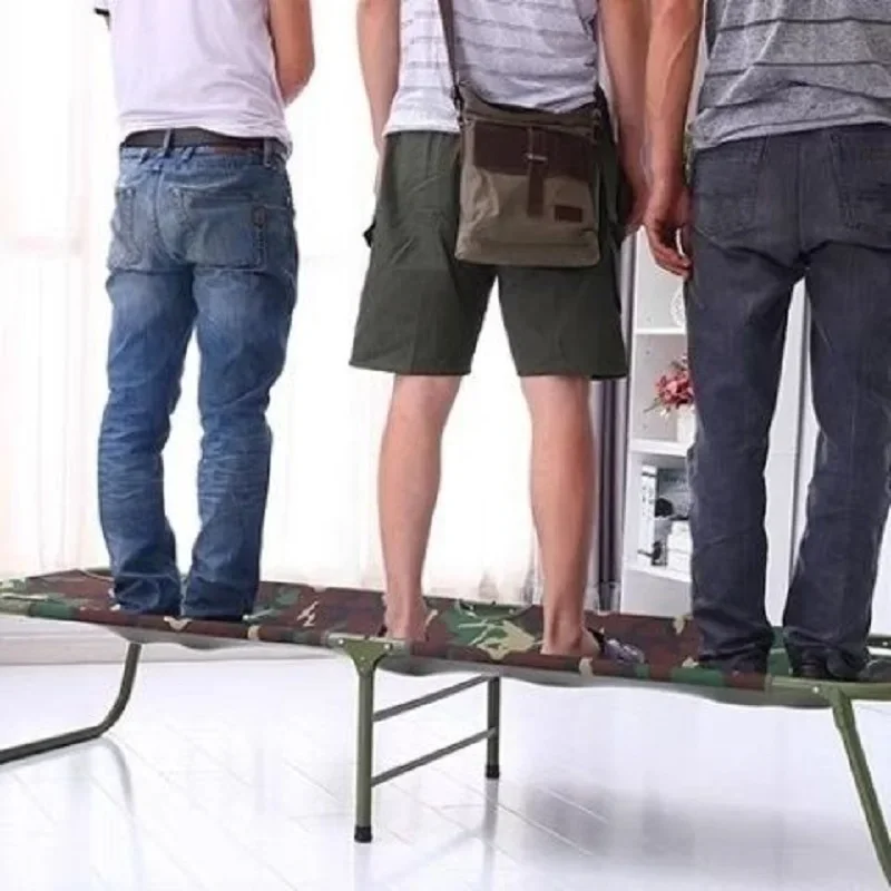 with Carry Bag, Outdoor Camping Equipment 【2024 Trend】Portable Lightweight Folding Camp Bed - Heavy Duty Compact Travel Bed