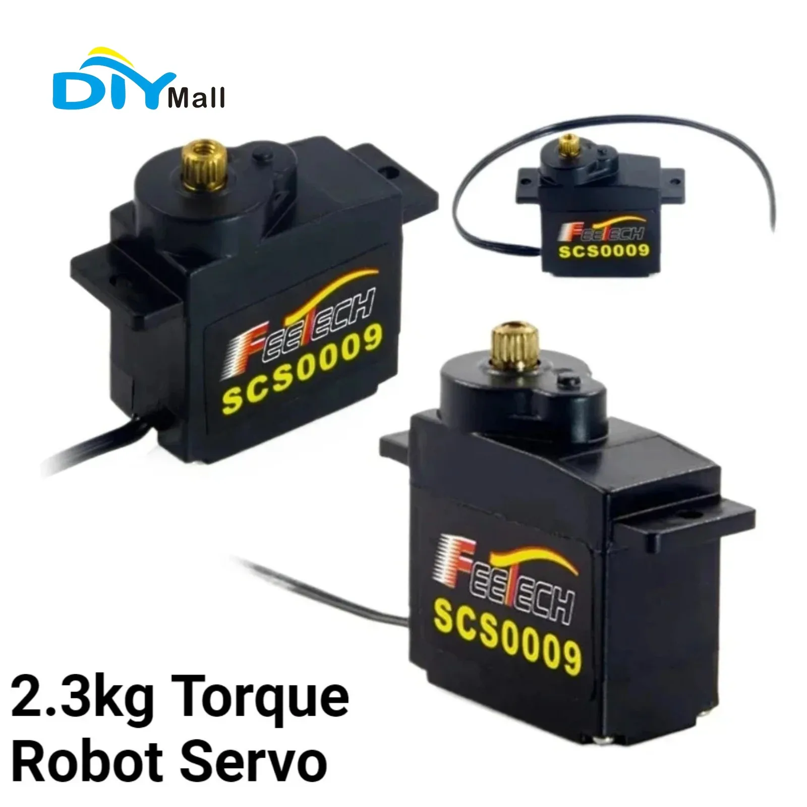 

Feetech SCS009 2,5 кг 9 г микро сервопривод металлическая шестерня для соревнований радиоуправляемого вертолета/робота/STEAM