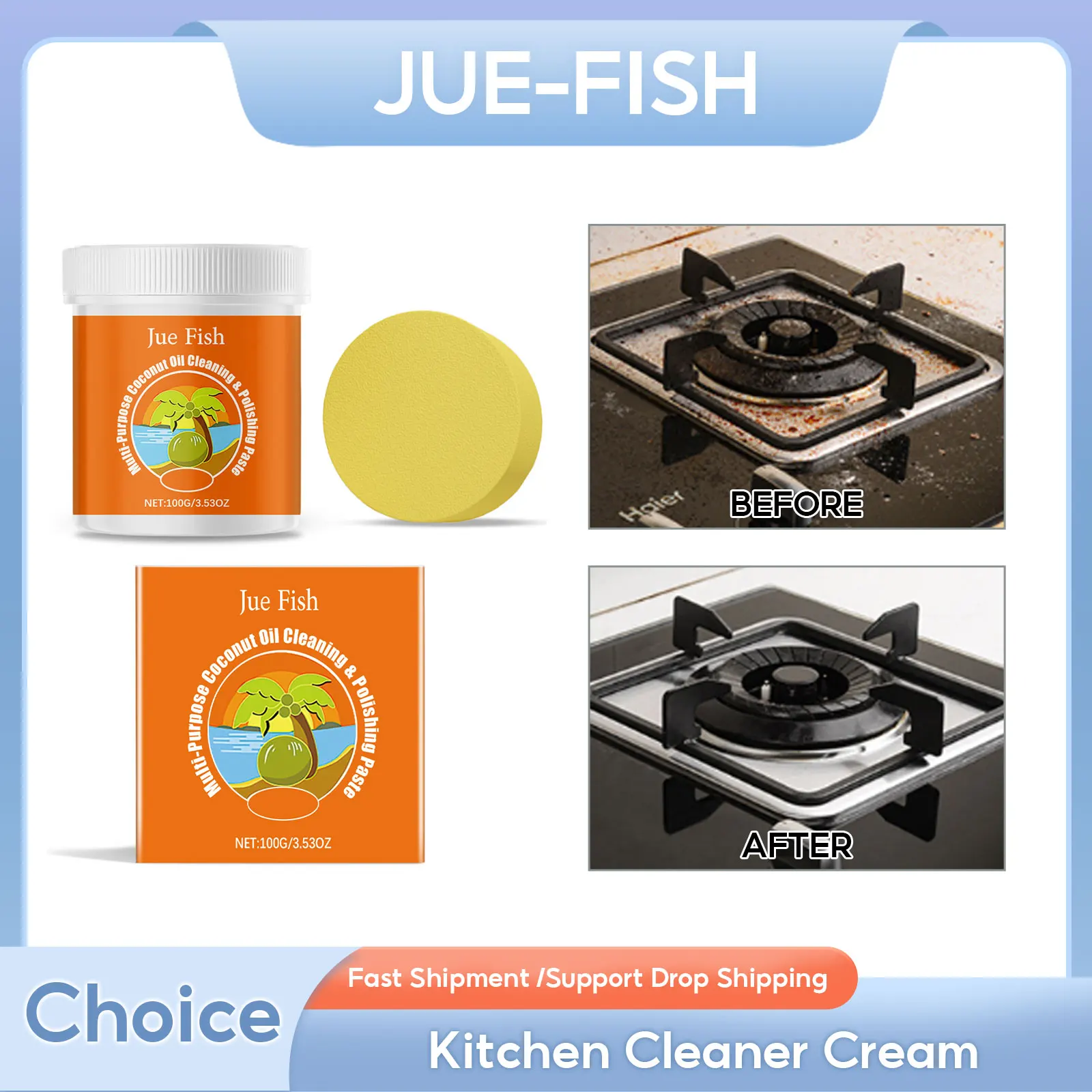 

Kitchen Cleaner Cream Pot Black Scale Cleaner Cookware Oil Stain Remover Bathroom Tile Decontamination Household Cleaning Paste