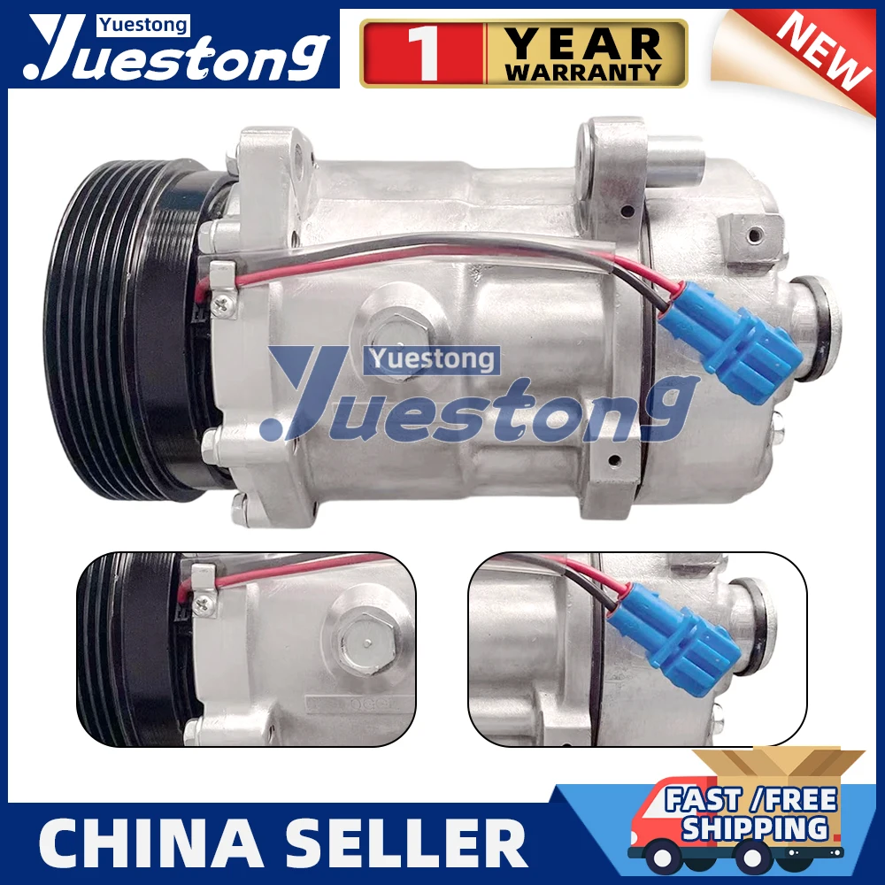 

Компрессор переменного тока сцеплением для Volkswagen 95-02 Cabrio 93-96 Passat 93-99 Jetta Golf 1H0820803D 1H0820803DX подходит для компрессора SD7V16