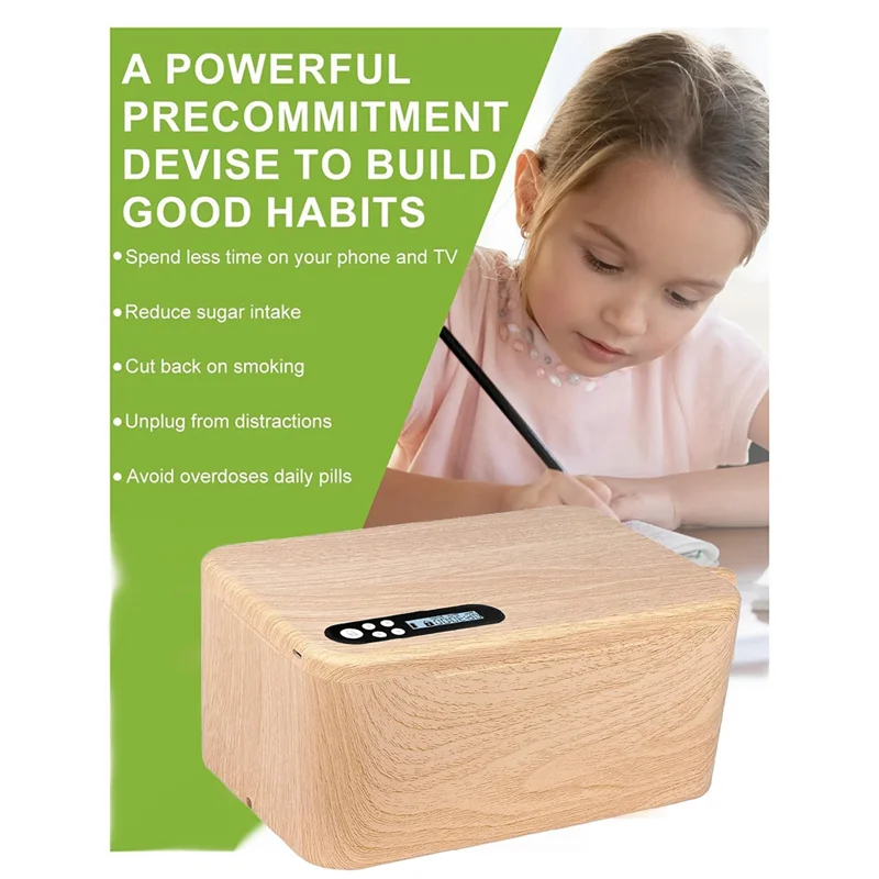

AB11-Control Your Time With Safe Lockable Box: Ideal For Blocking Out Phones And Games