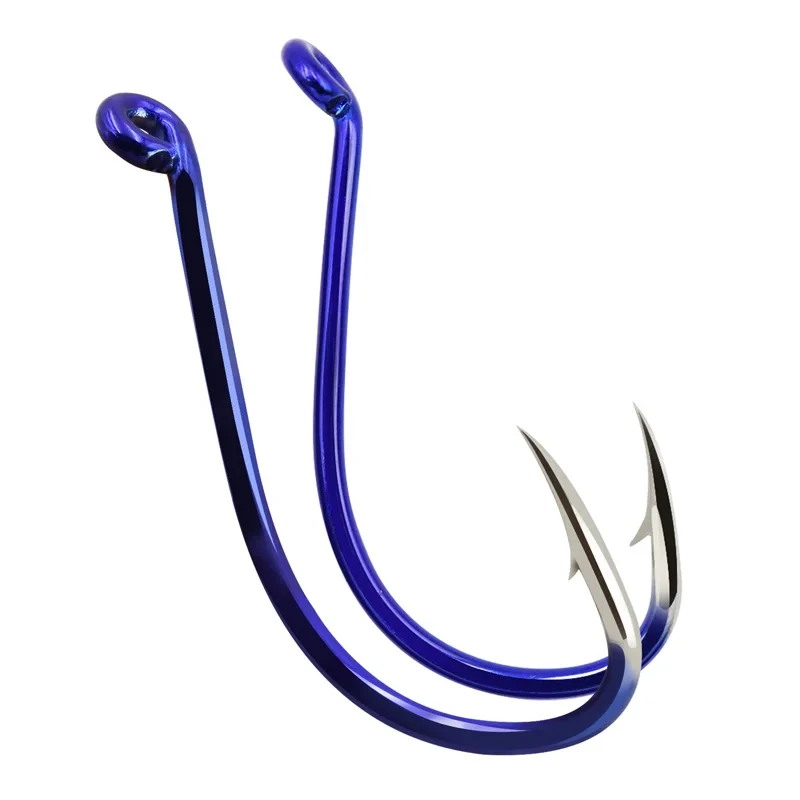 Imagem -06 - Zyz-blue Octopus Hooks Multi-colorido Aço de Alto Carbono Super Lock Pesca Sea Rock Tamanhos 2045 Pcs