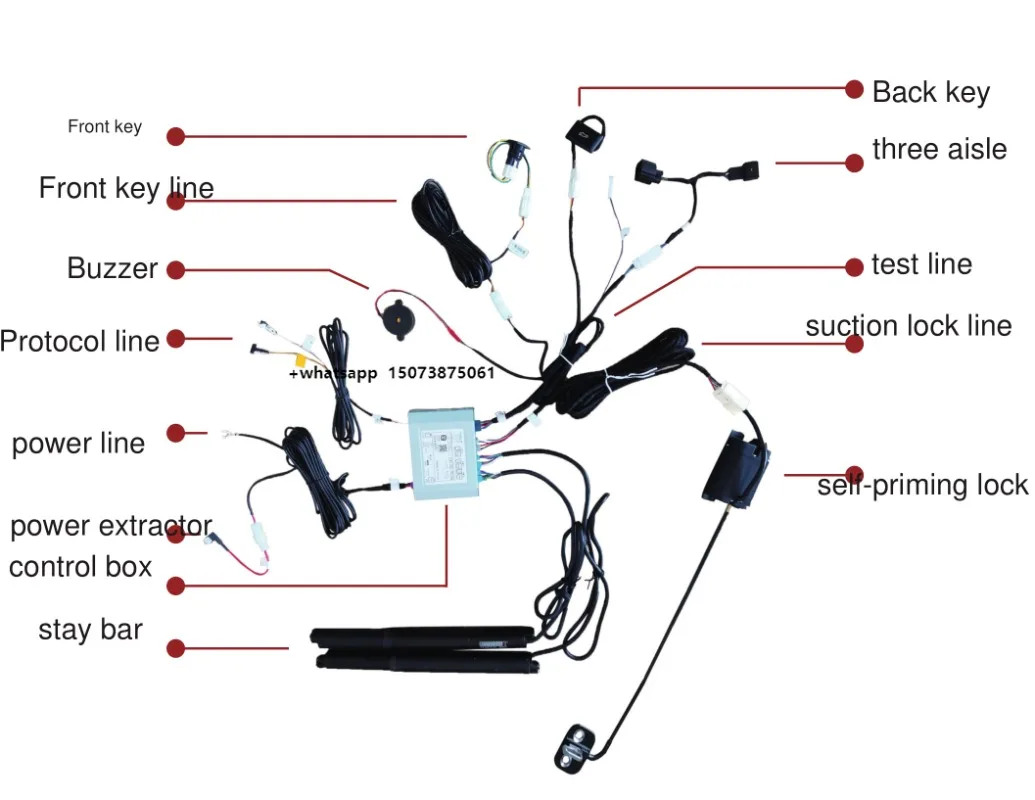 Electric Rear Trunk Use for Model 3 with Protocol Line 2018 2019 2020 2021 Door Panel 100% Tested 2020-,2019- As OEM Size