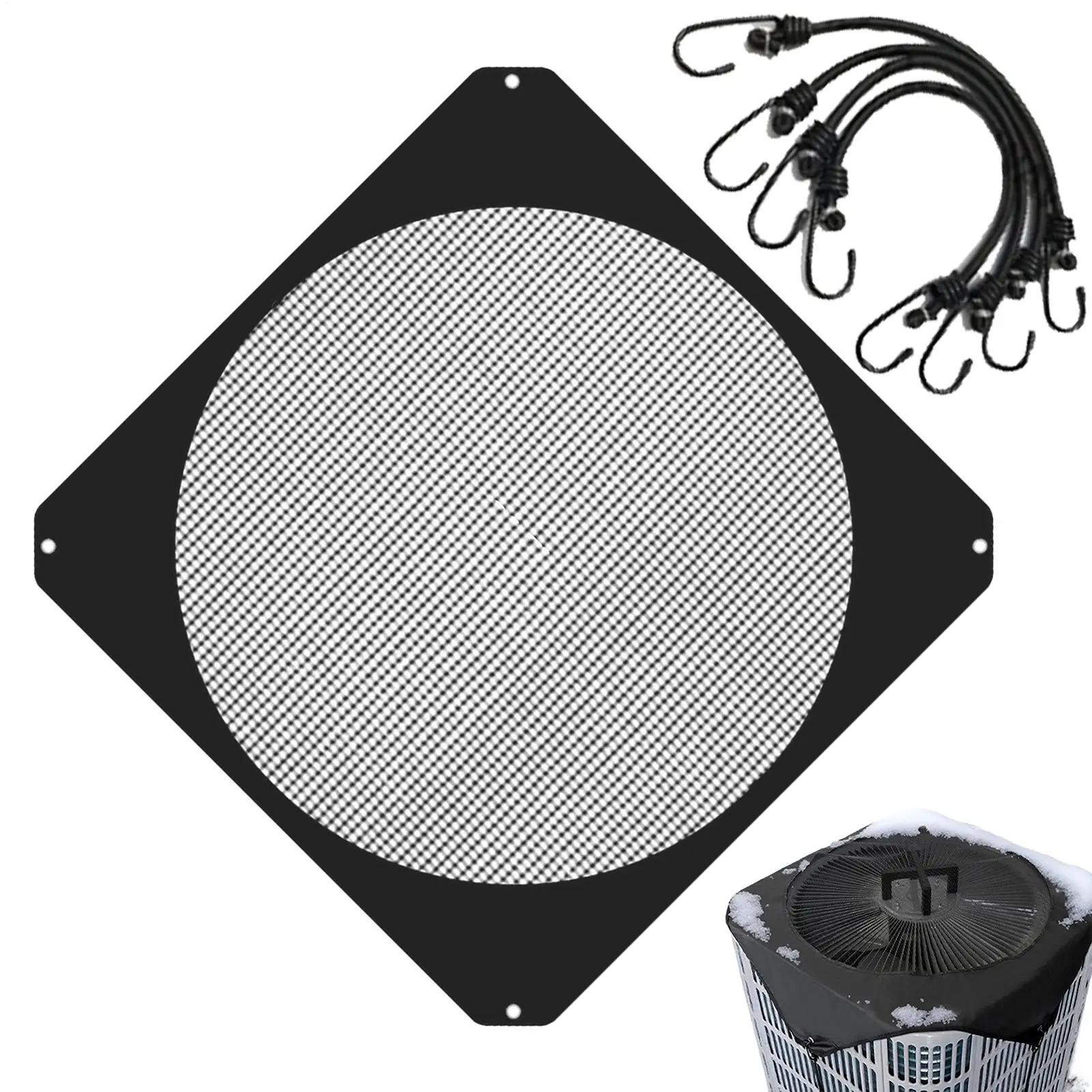 

AC Covers For Outside 36x36inch Weatherproof Mesh Dustproof Protection Screen Outside AC Units Mesh Cover For Home Dorm Offices