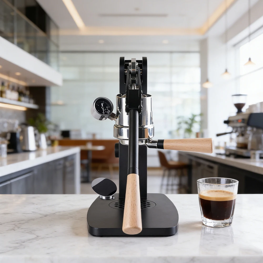 80ml Cavity Portable Hand Press Coffee Machine Handheld Espresso Maker Office Home Travel Use With Planetary Reduction Gear