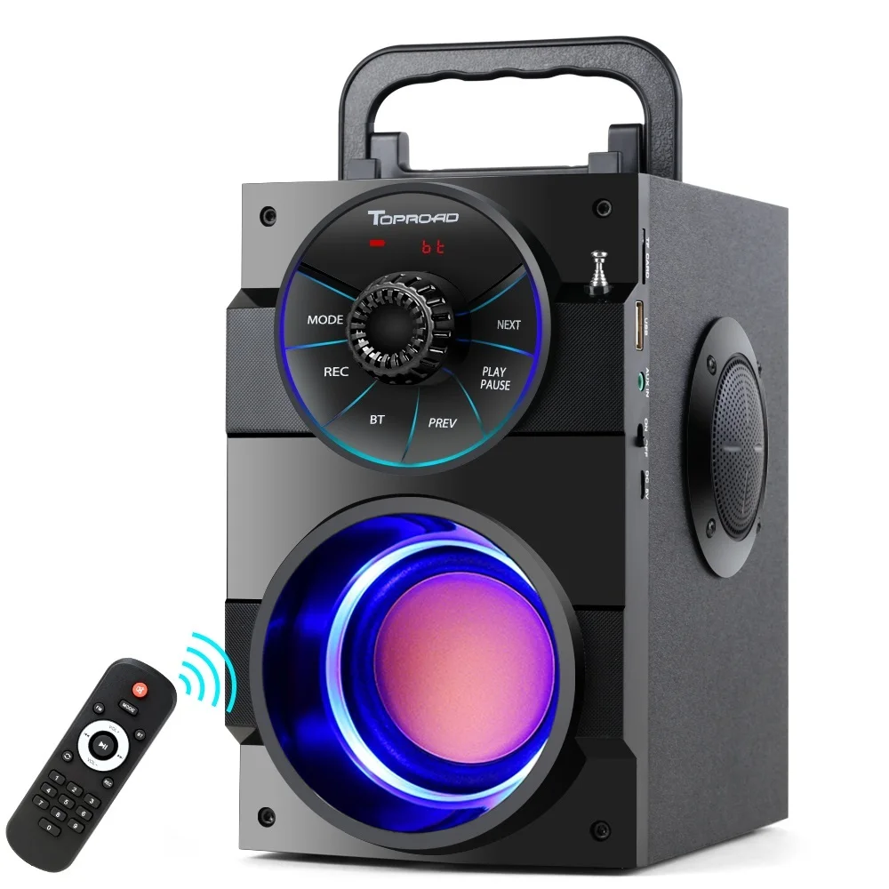 

Bluetooth Speaker Portable Big Power Wireless Stereo Subwoofer Heavy Bass Speakers Sound Box Support FM Radio TF AUX USB