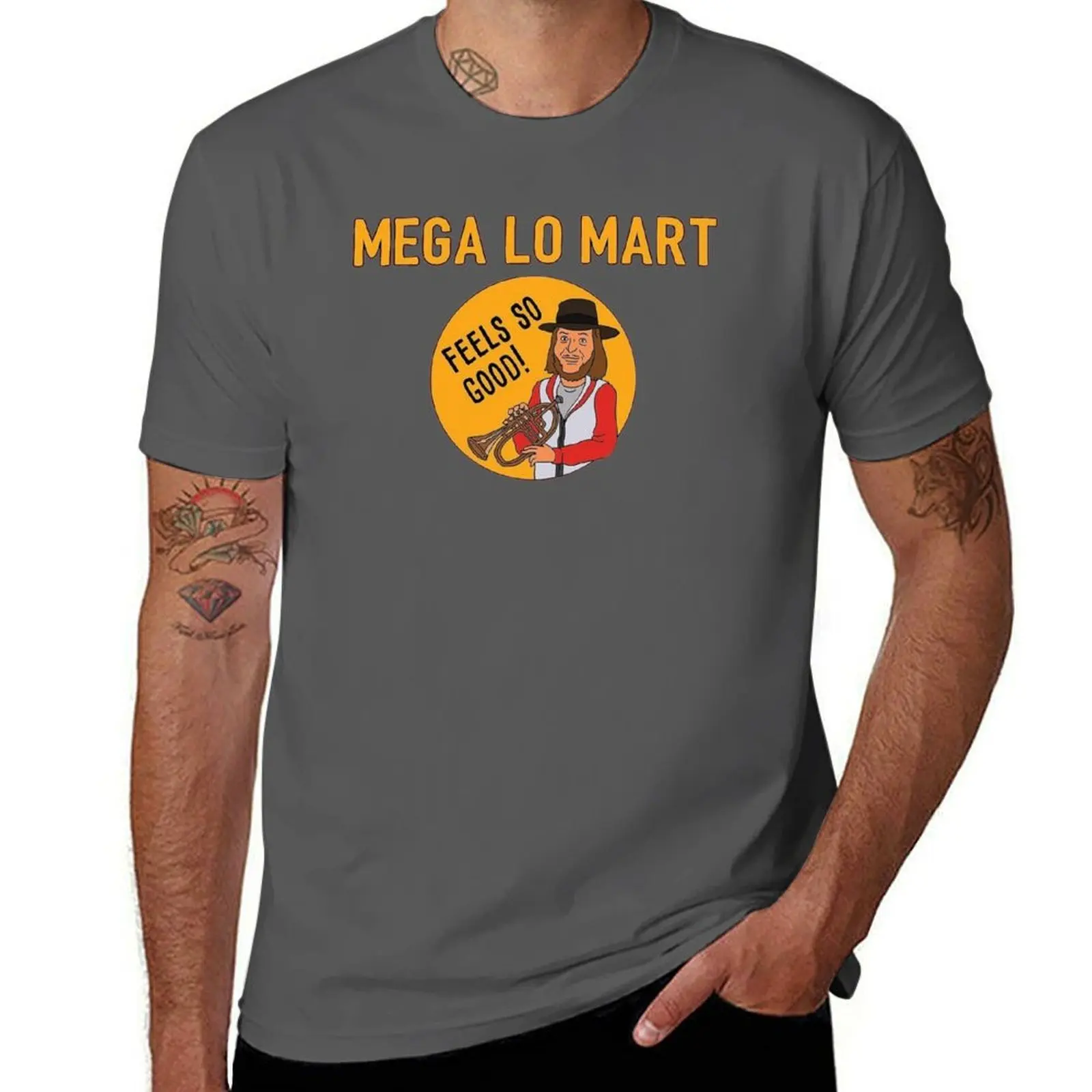 

Mega Lo Mart T-Shirt t shirts for man graphic tees t shirts cotton 100% T-Shirt
