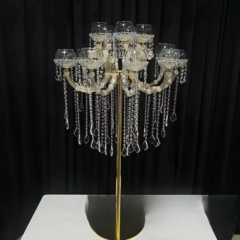 

European 15-head metal candle hotel LTV decoration