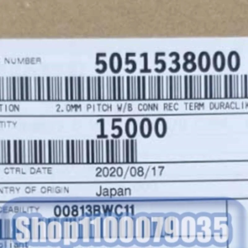 

500pcs/lot 505153-8000 50515-38000 505431-1000 50752-8200 51021-0400 7158-3165-90 7158-3168-80 connector new original