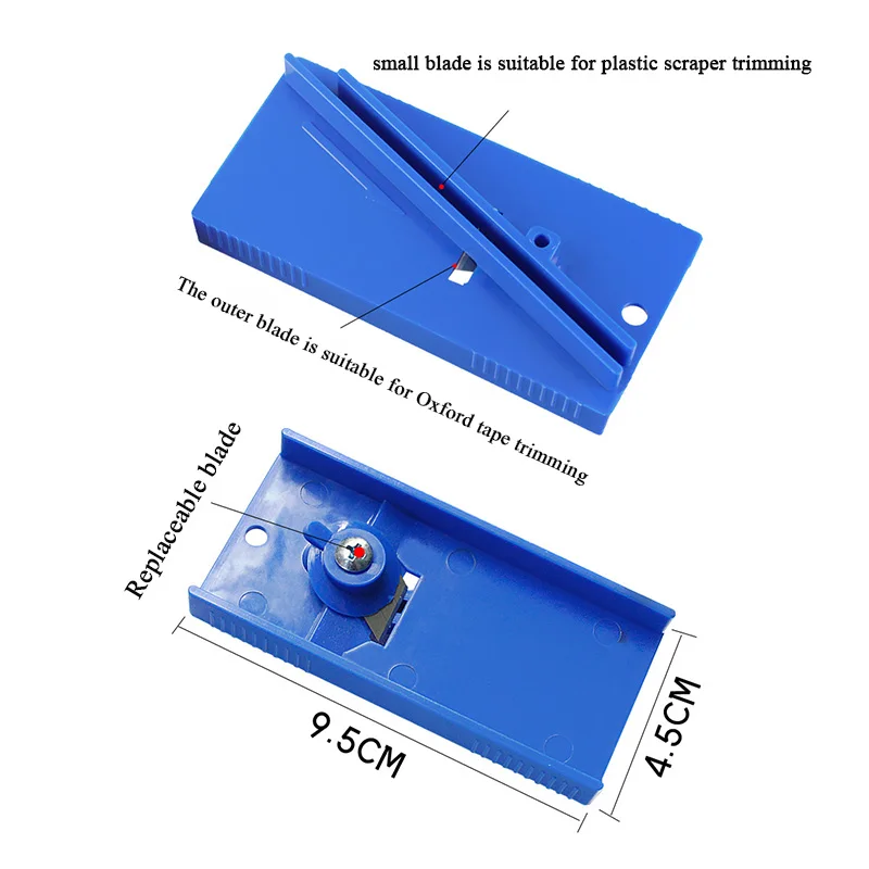 Car Detailing Tool Set - Plastic Squeegee Trimmer, Hard Card Scraper, Sharpening Tool, Window Tinting Knife Cutter