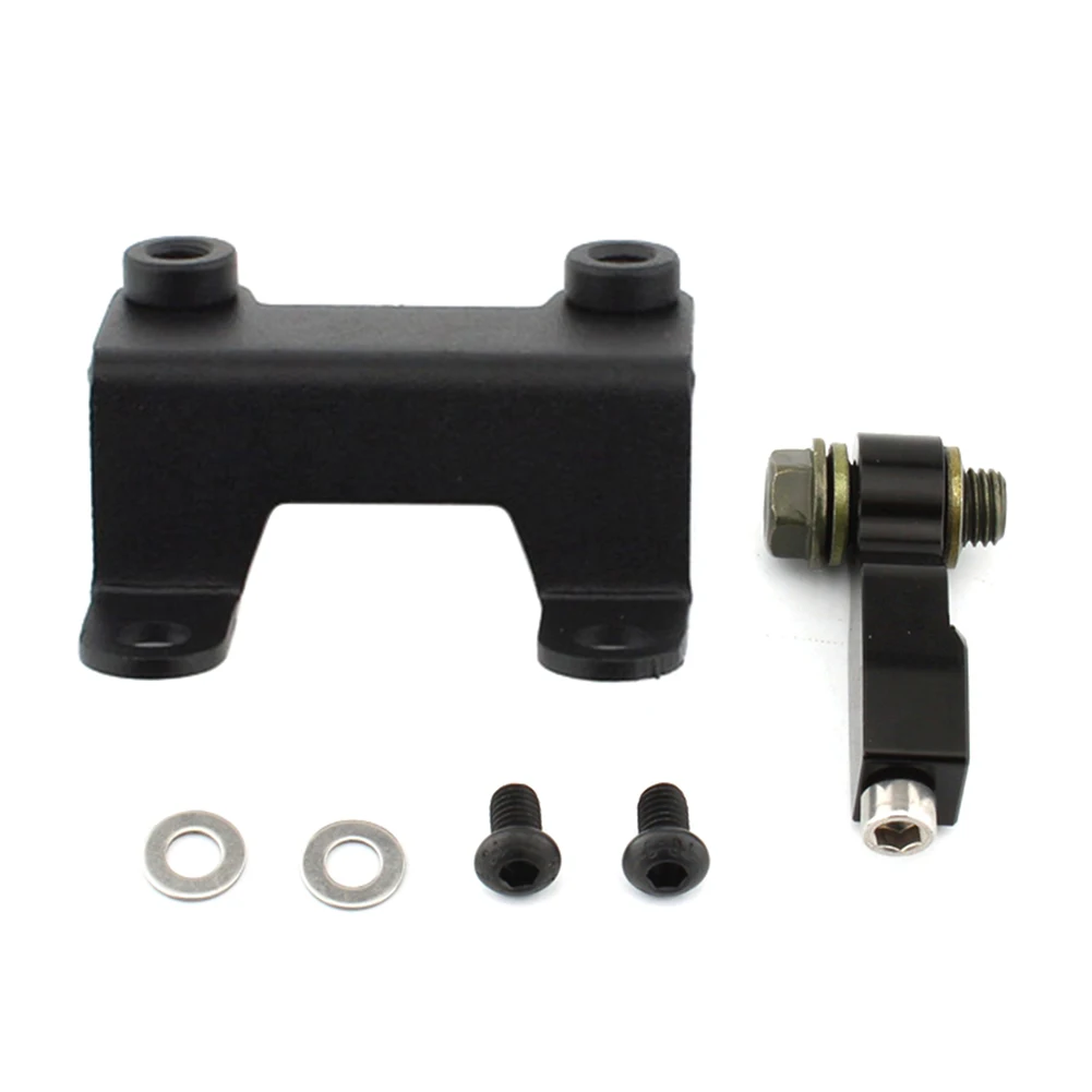 1 Set Motorbike Speedometer Relocation Bracket Brakehose Extension Adapter For YAMAHA MT07 2021-2022 Aluminum alloy Black