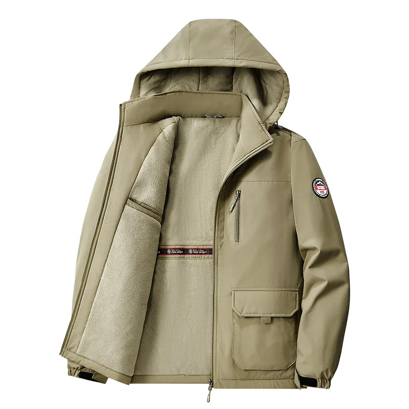

New Men Jacket Winter Men's Fashion Windbreaker Parka Male Streetwear Autumn Coat Overcoat Windproof Casual Warm Hombre Outdoors