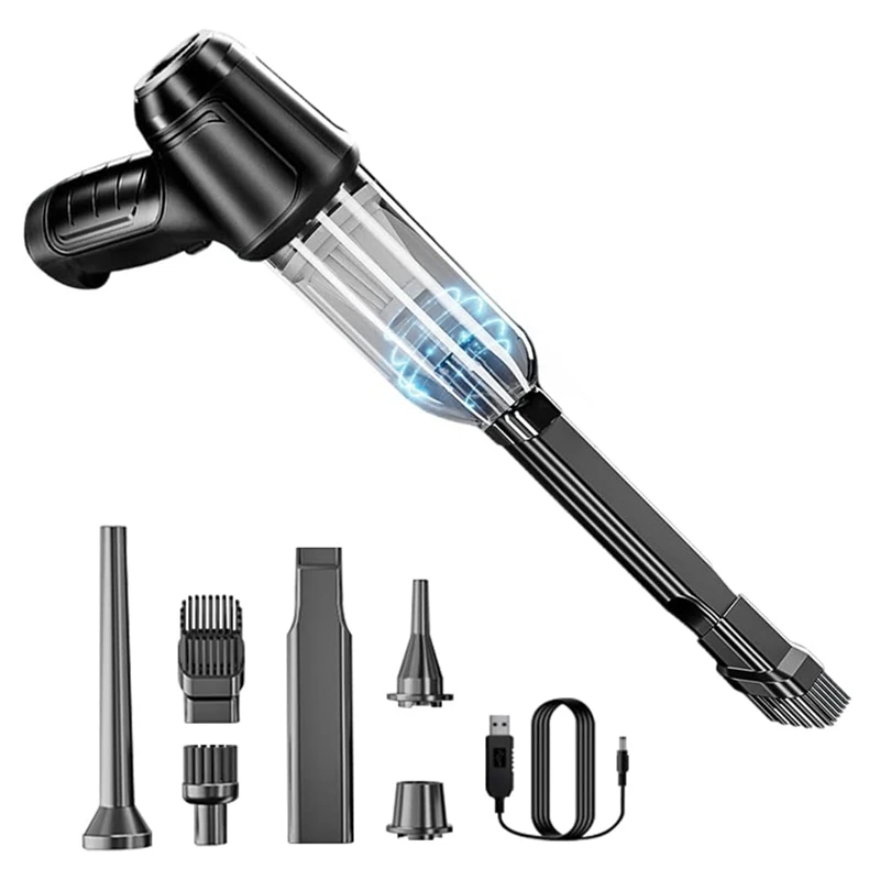 

Wireless Handheld Car Vacuum Cleaner, 9000PA Strong Suction Handheld Vacuum Cordless Rechargeable For Car, Home, Office Durable