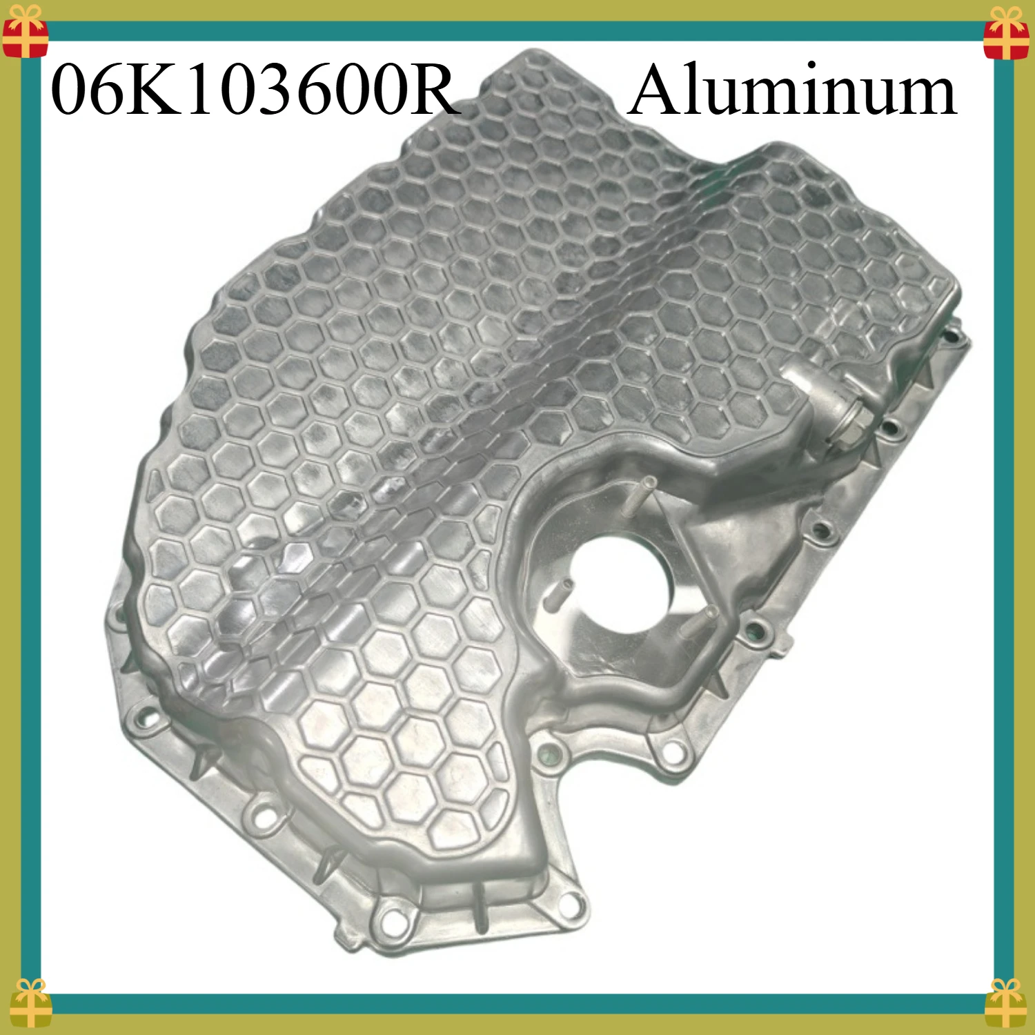 06K103600R Aluminum Engine Oil Pan，For Audi A1 A3 Q2 TT Volkswagen Golf Passat Touran