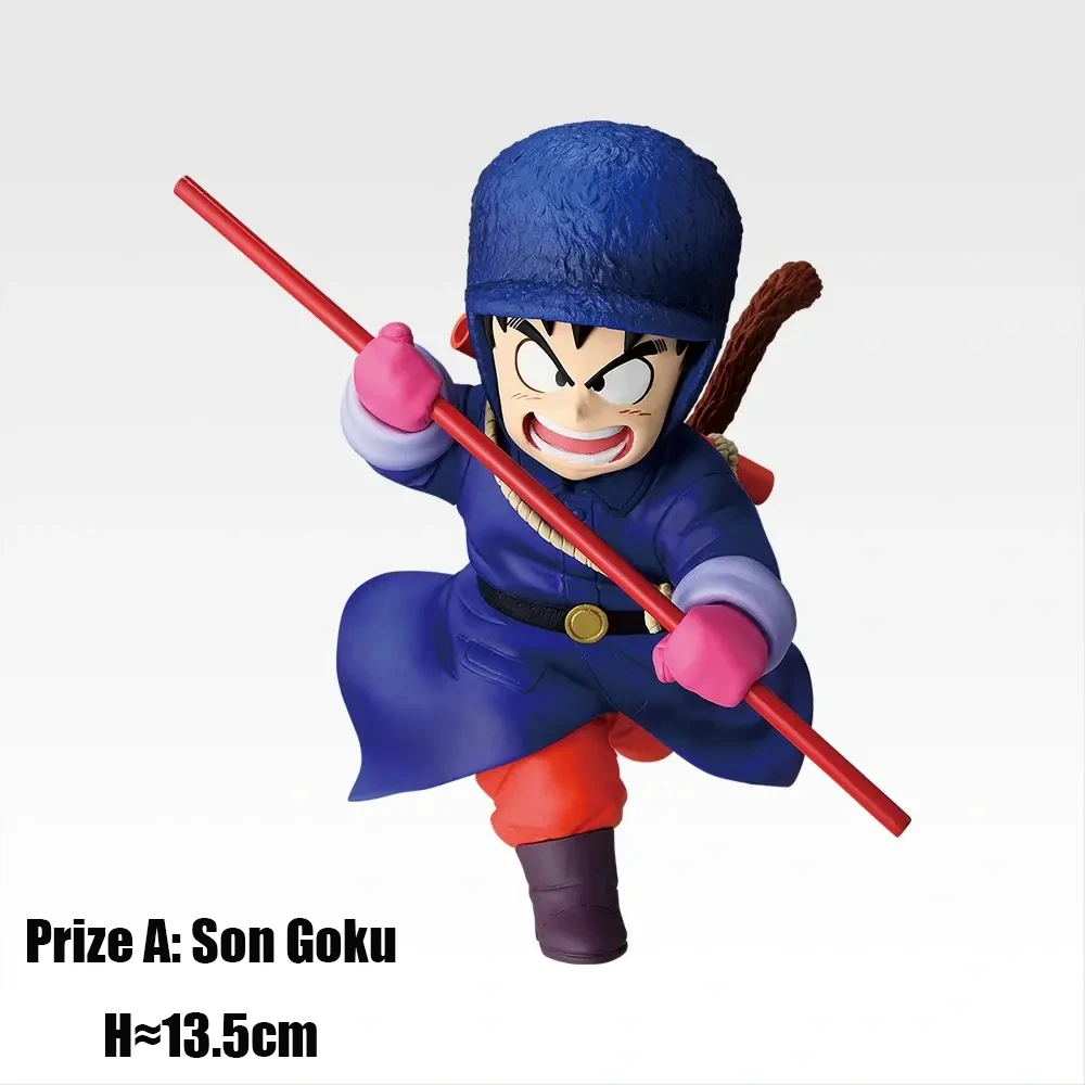 Original Ichiban Kuji Dragon Ball Red Ribbon Army Goku Murasaki Blue General Android No.8 Anime Action Figure Collection Gift