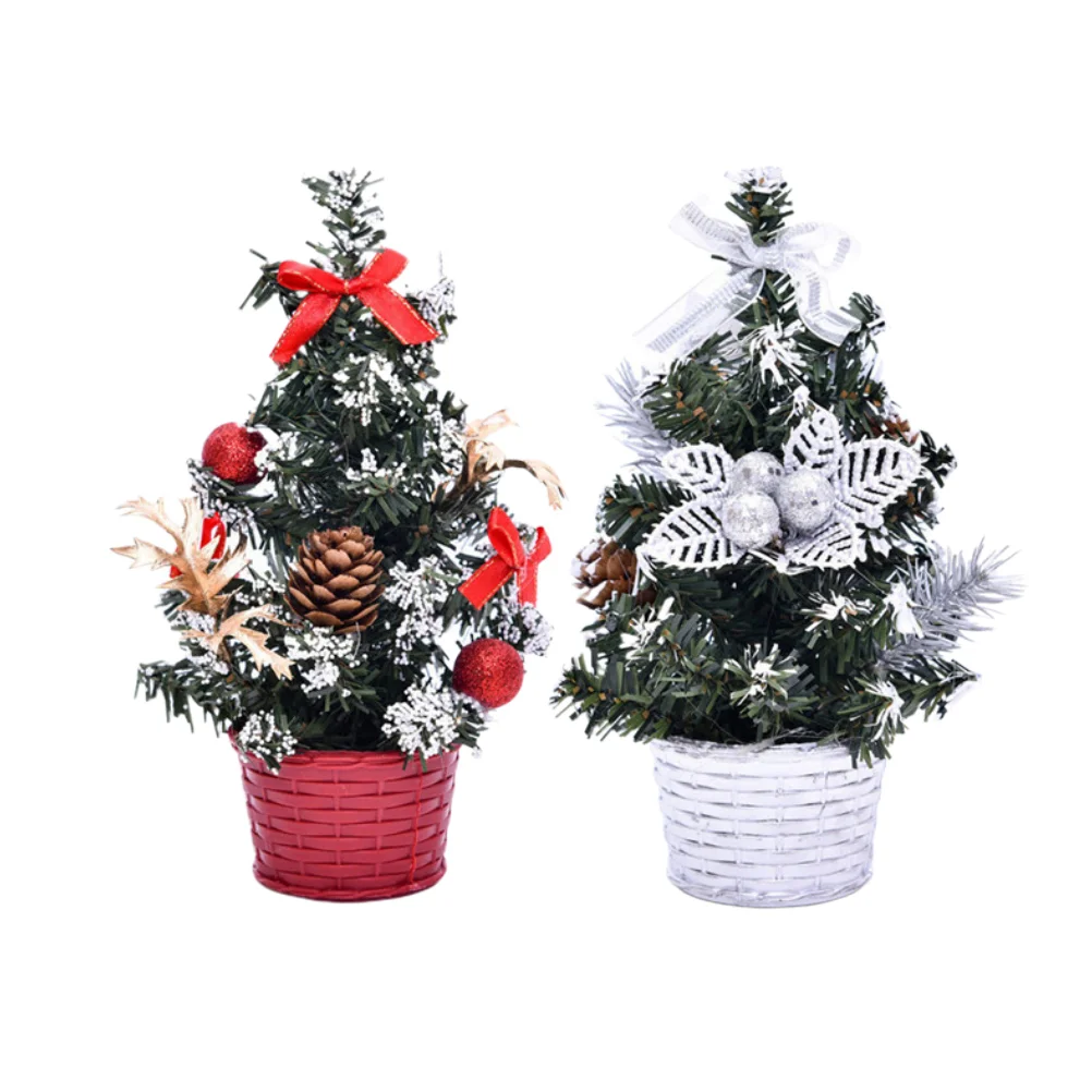 

Christmas Party Bag Fillers Miniature Tabletop Decoration Desktop Tree Xmas Pine