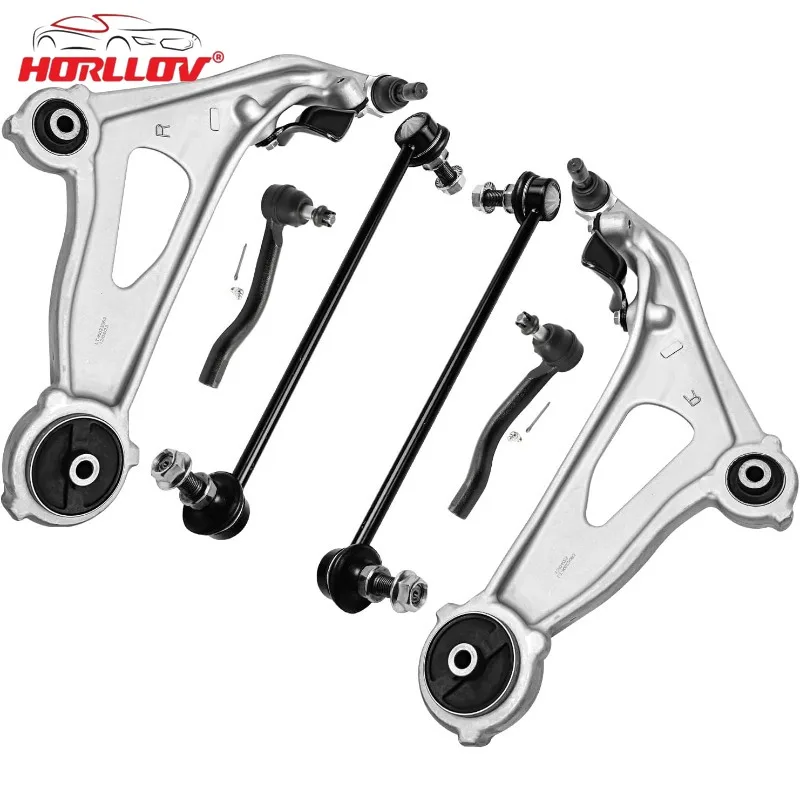 6PCS Front Lower Control Arm Kit for Nissan Pathfinder Infiniti QX60 JX35 2013-2019 54500-3JA0A 54500-3JA0B 4500-3JA0C 45003JA0A
