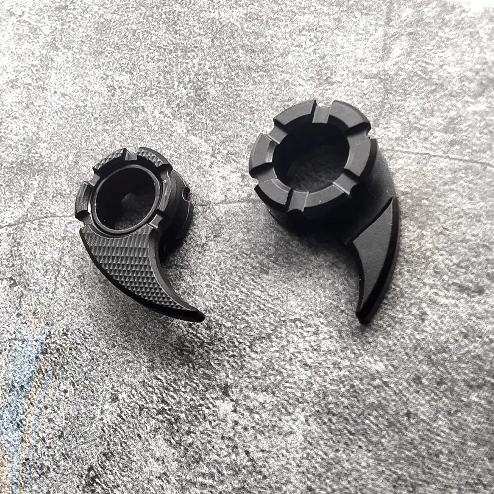 Imagem -05 - Peça de Liga de Alumínio Tusk Fivela de Liberação Rápida de Abertura Rápida para Facas Dobráveis Spyderco e Outras Lâminas de Furo Redondo 1