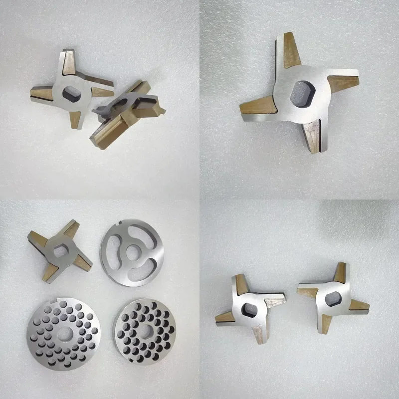 Custom Drawing Services Industrial Hard Edge Meat Grinder Spare Parts 52# 42# Knife/Blade for Electric Mincer Machine Food